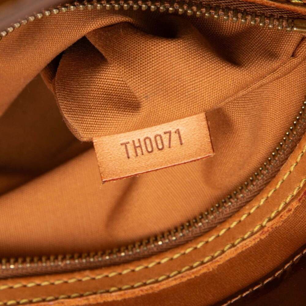 LOUIS VUITTON Authentic Brown Monogram Leather Tote Bag - Picture 6 of 6